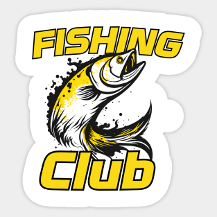 Fishing Club Sticker